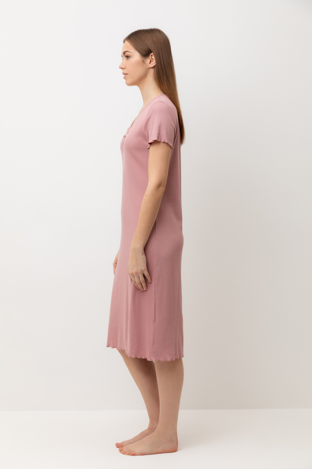 Сорочки ночные женские для мам, артикул: Е 10063, цвет: розовый, фото 4