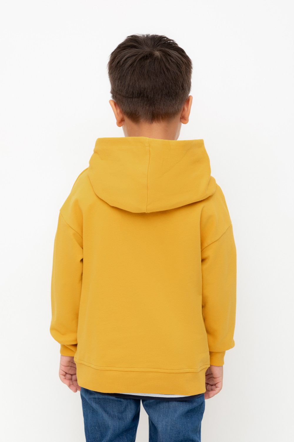 Толстовки для мальчика, артикул: КР 302596, цвет: горчица, фото 4