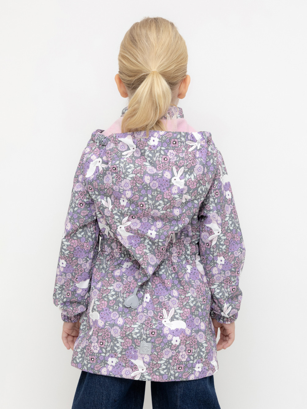 Куртка для девочки, артикул: ВК 32118/н/3 УЗГ, цвет: фиолетовый, фото 4