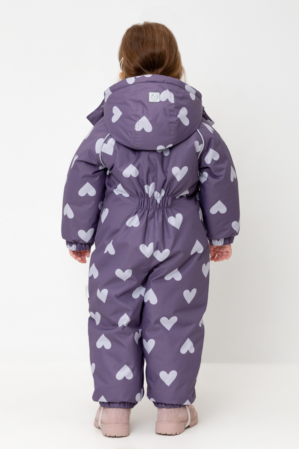 Комбинезоны утепленные для девочки, артикул: ВК 60113/н/3 УЗГ, цвет: фиолетовый, фото 4