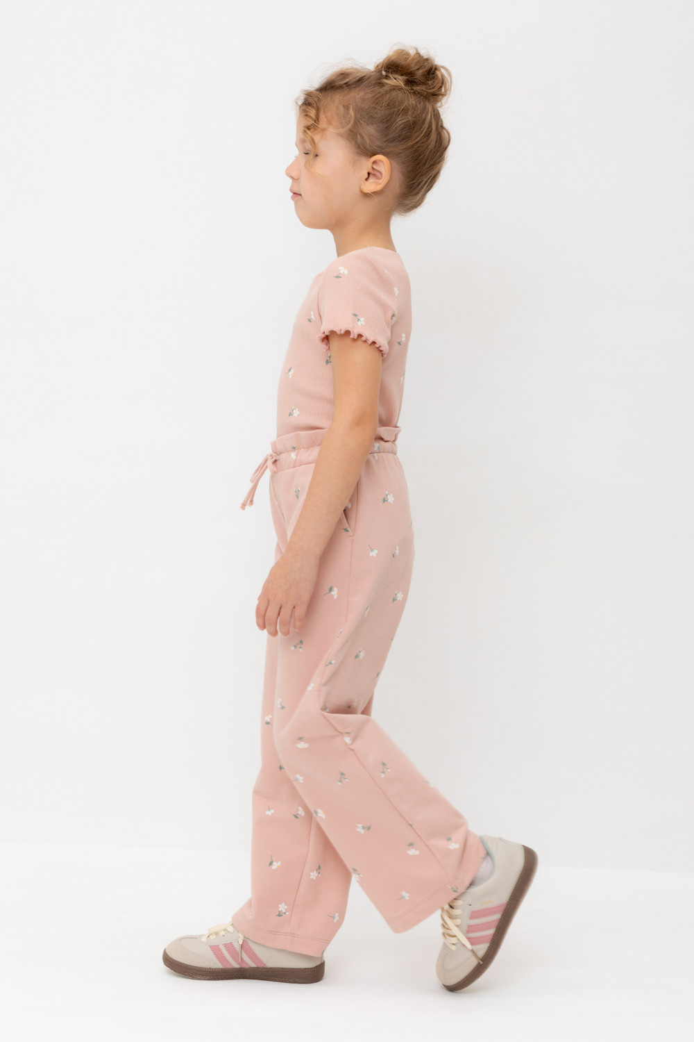 Брюки для девочки, артикул: КР 400798-1, цвет: розовый, фото 4