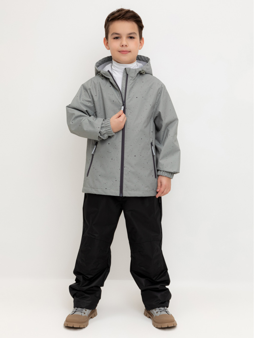 Куртки для мальчика, артикул: ВК 30141/н/4 Ал, цвет: зеленый, фото 4