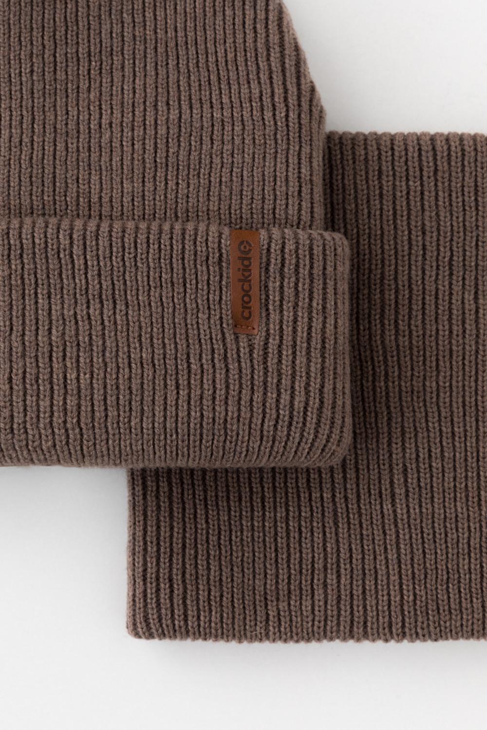 Комплекты вязаные, артикул: КВ 22016/ш, цвет: коричневый, фото 4