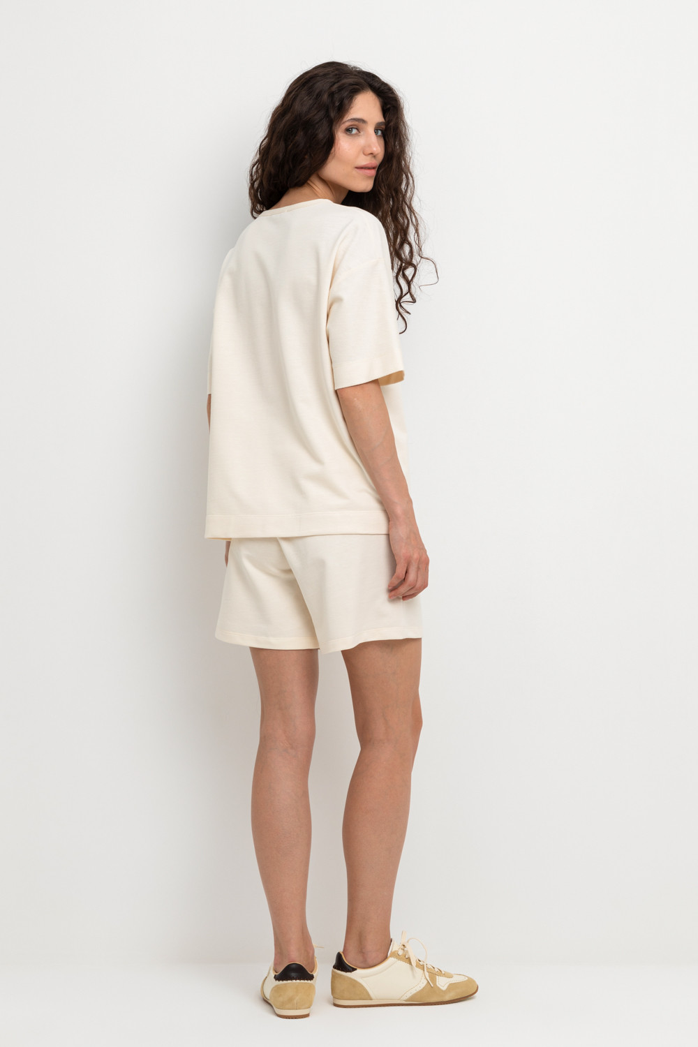 Шорты женские для мам, артикул: ЕВТ 4080, цвет: сливки2, фото 4