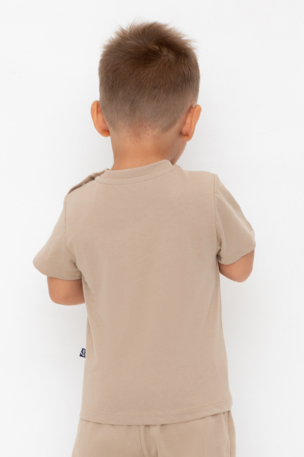 Футболка для мальчика, артикул: КР 302756, цвет: бежевый, фото 4