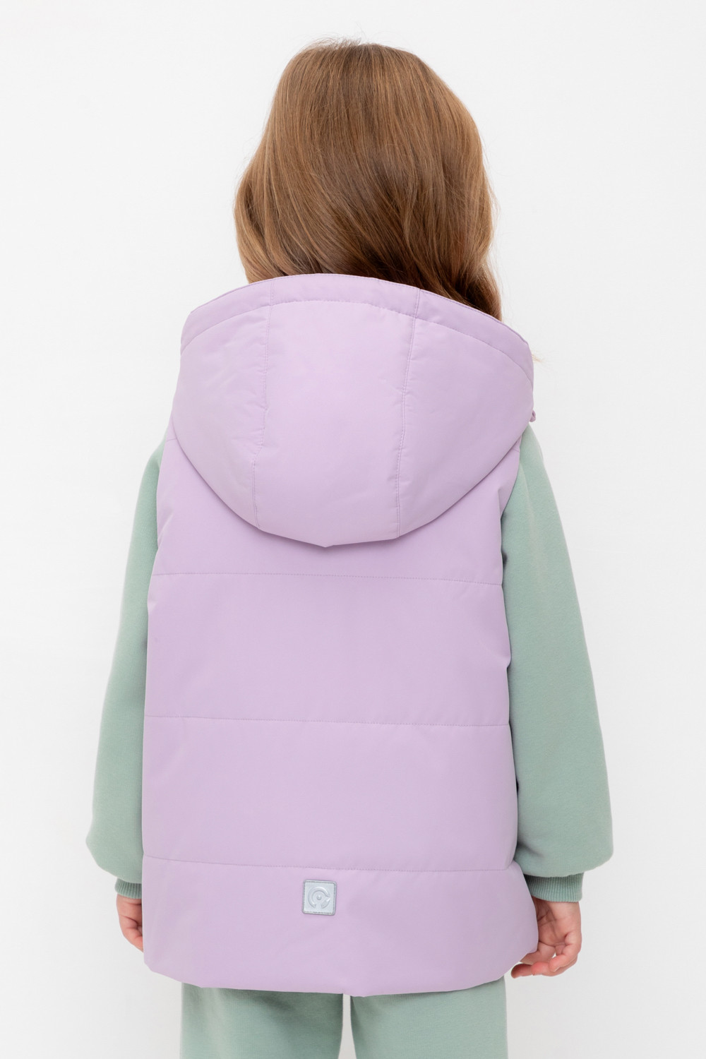 Жилет для девочки, артикул: ВК 35011/12 ГР (128-158), цвет: фиолетовый, фото 4