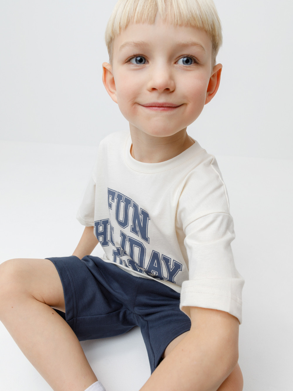 Футболка для мальчика, артикул: КР 303045, цвет: сахар, фото 4