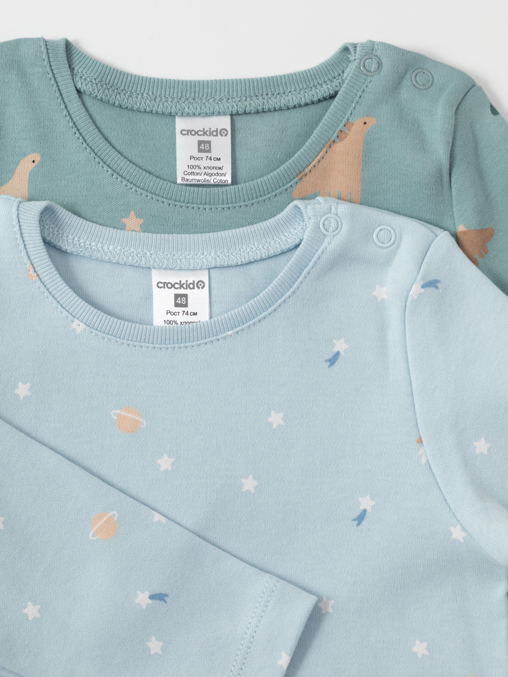 Джемпер для новорожденных, артикул: К 301944-2уп, цвет: голубой, фото 4
