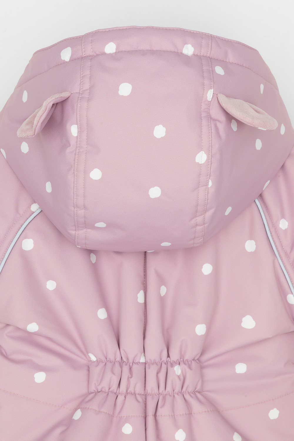 Комбинезоны утепленные для девочки, артикул: ВК 60094/н/5 УЗГ, цвет: светло-розовый, фото 4