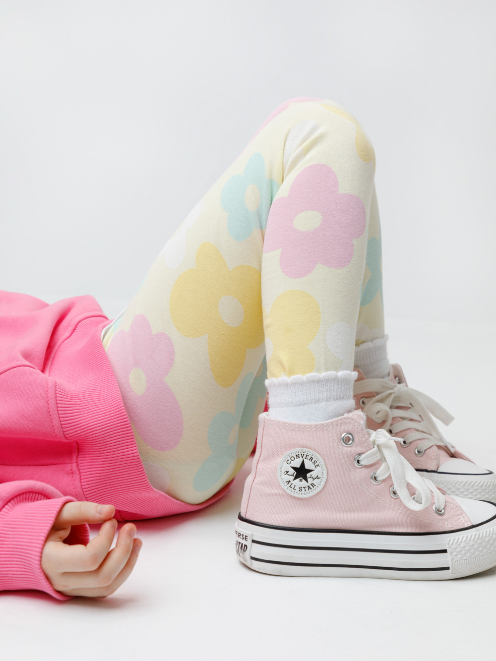 Лосины для девочки, артикул: КР 4074, цвет: желтый, фото 4