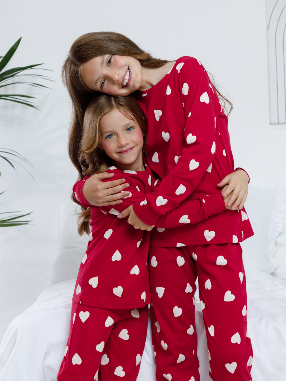 Пижама для девочки, артикул: МП 1552, цвет: красный, фото 4