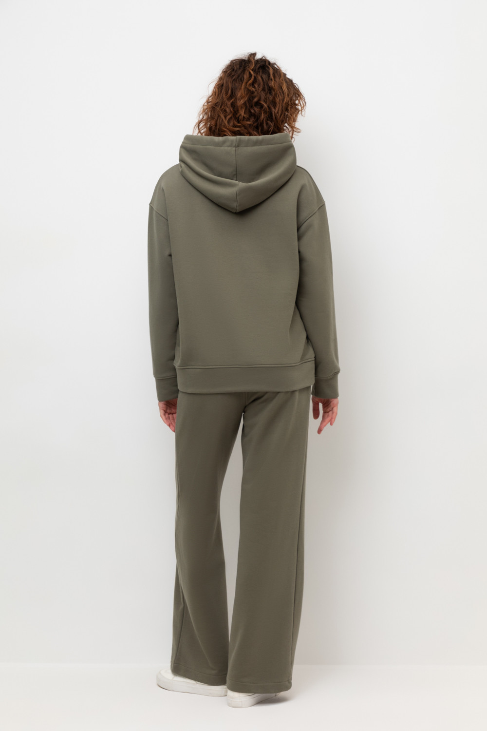 Брюки женские для мам, артикул: ЕВТ 4052/24, цвет: зеленый, фото 4