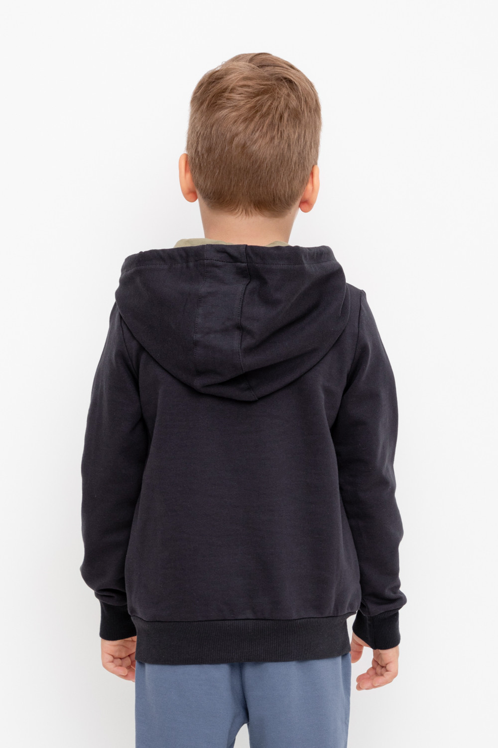 Толстовки для мальчика, артикул: К 300634, цвет: темно-серый, фото 4