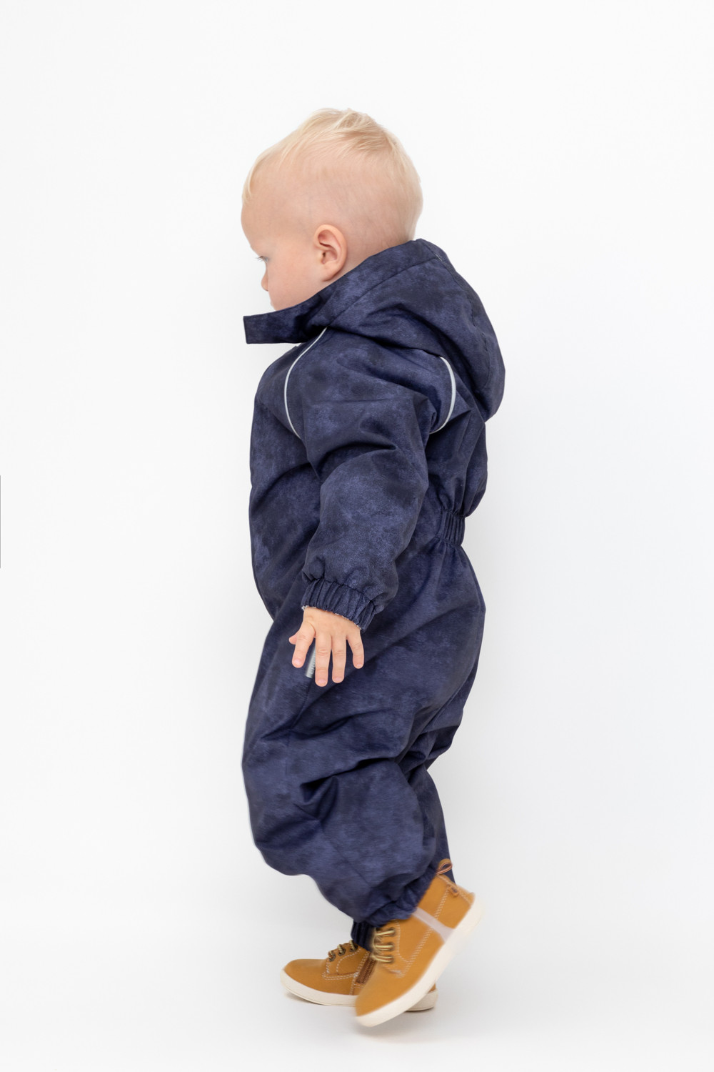 Комбинезоны утепленные для мальчика, артикул: ВК 60085/н/41 ГР, цвет: синий, фото 4