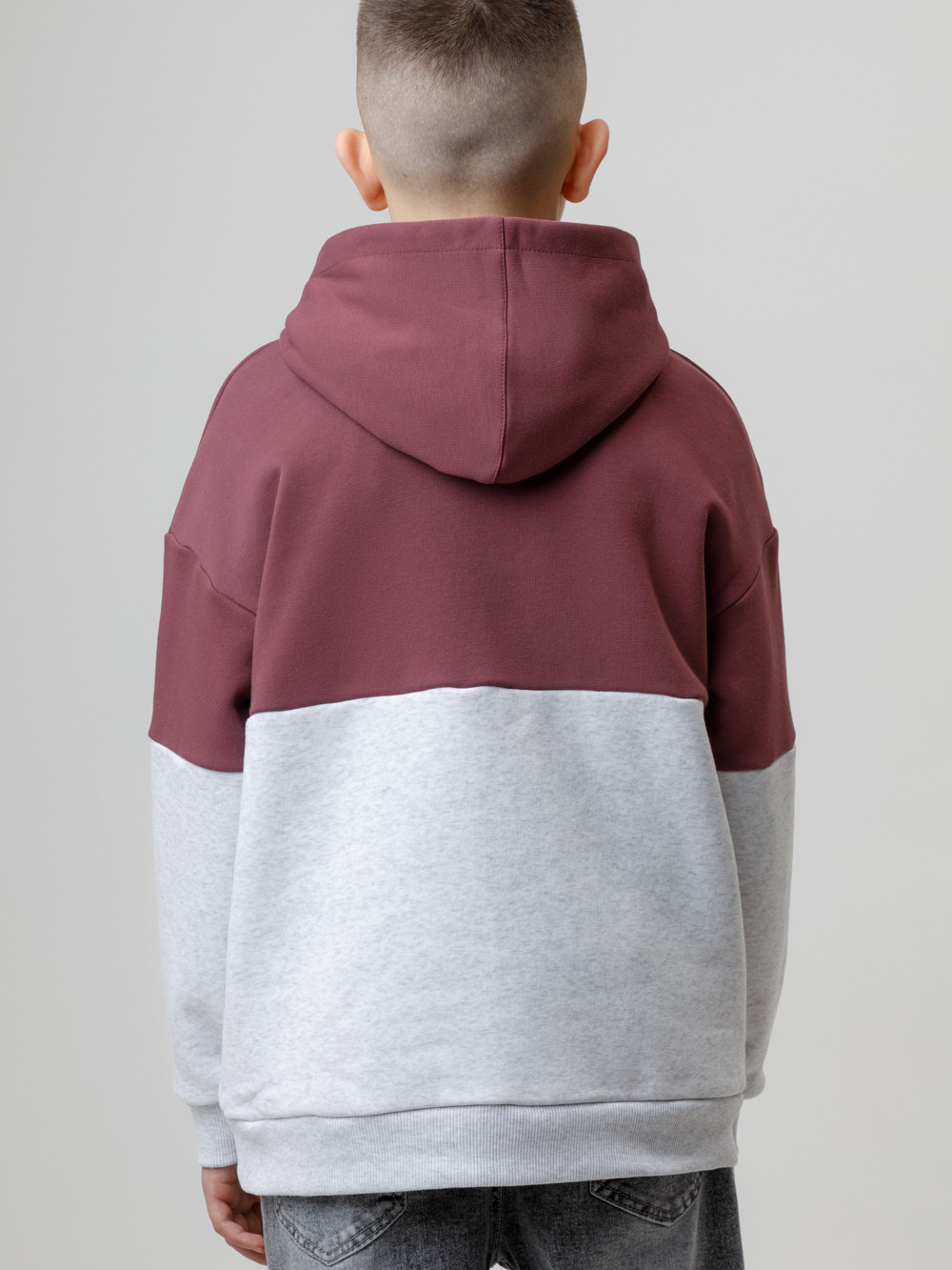 Худи для мальчика, артикул: КР 302214, цвет: коричневый, фото 4