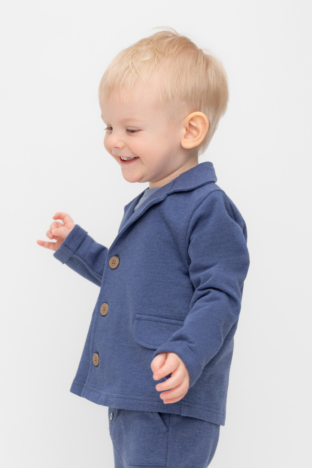 Жакет для мальчика, артикул: КР 302610, цвет: синий, фото 4