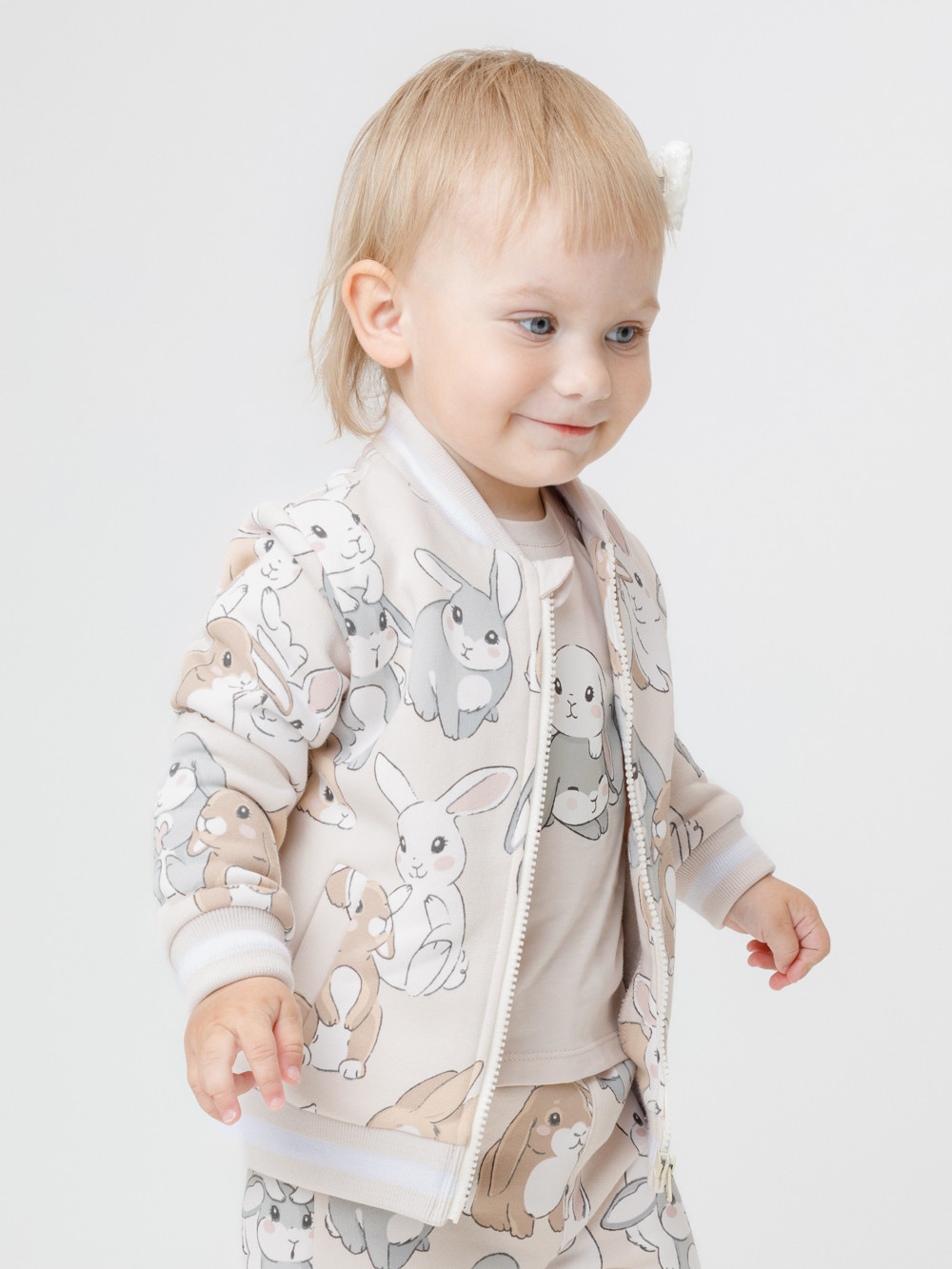 Жакет для девочки, артикул: КР 302899, цвет: бежевый, фото 4