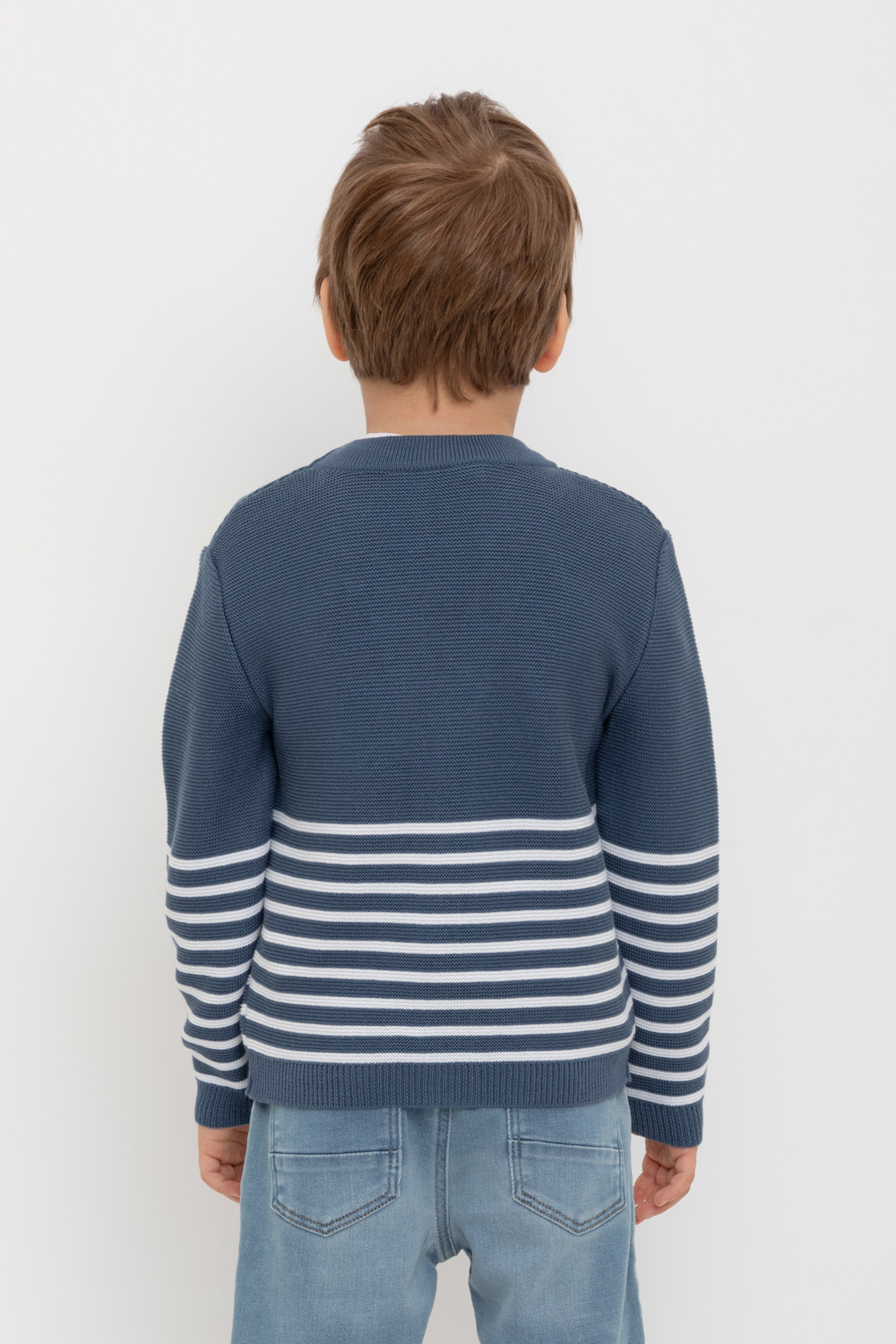 Жакет для мальчика, артикул: КВ 30153, цвет: синий, фото 4