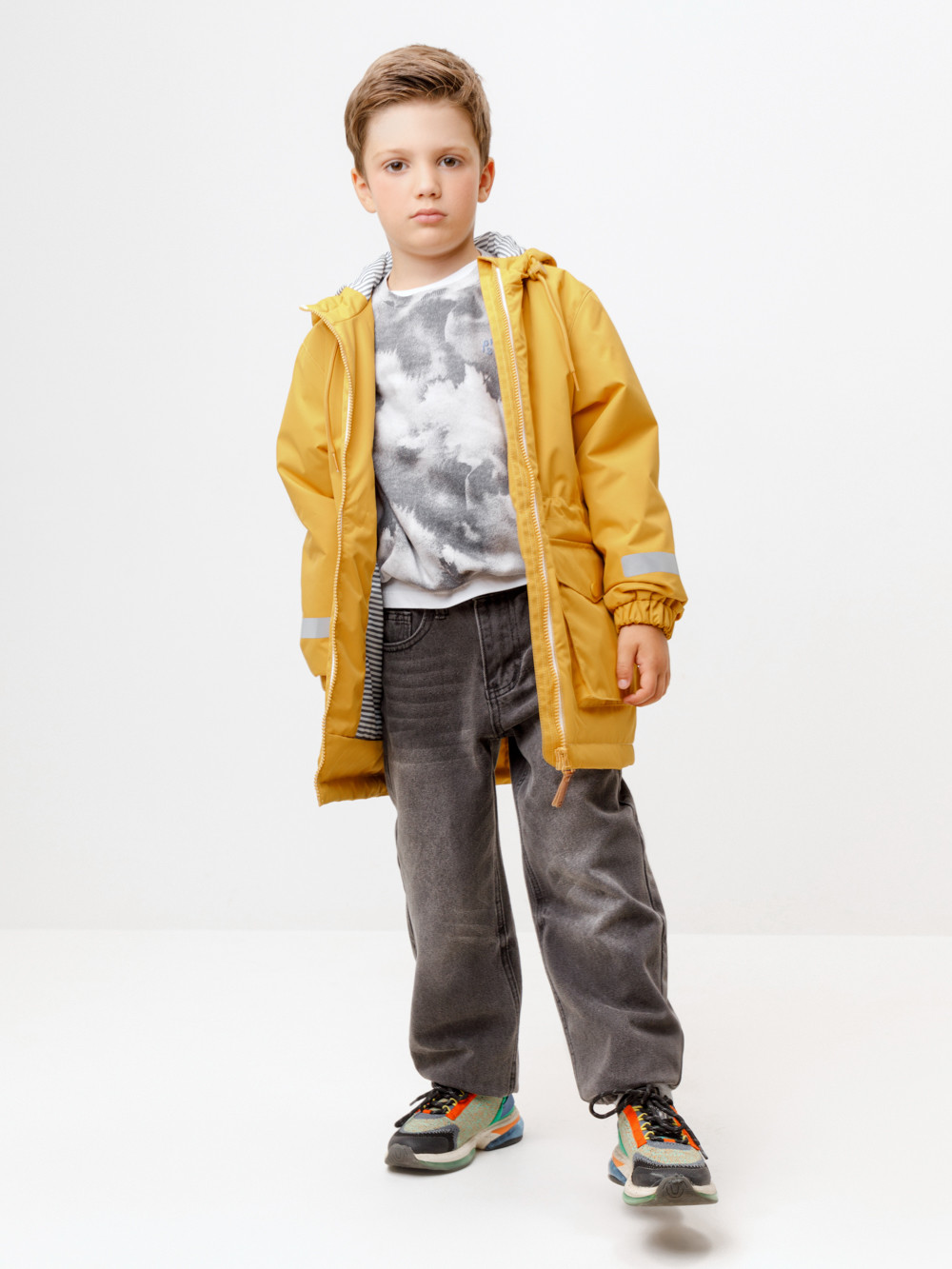 Куртки для мальчика, артикул: ВК 30147/2 УЗГ, цвет: желтый, фото 4