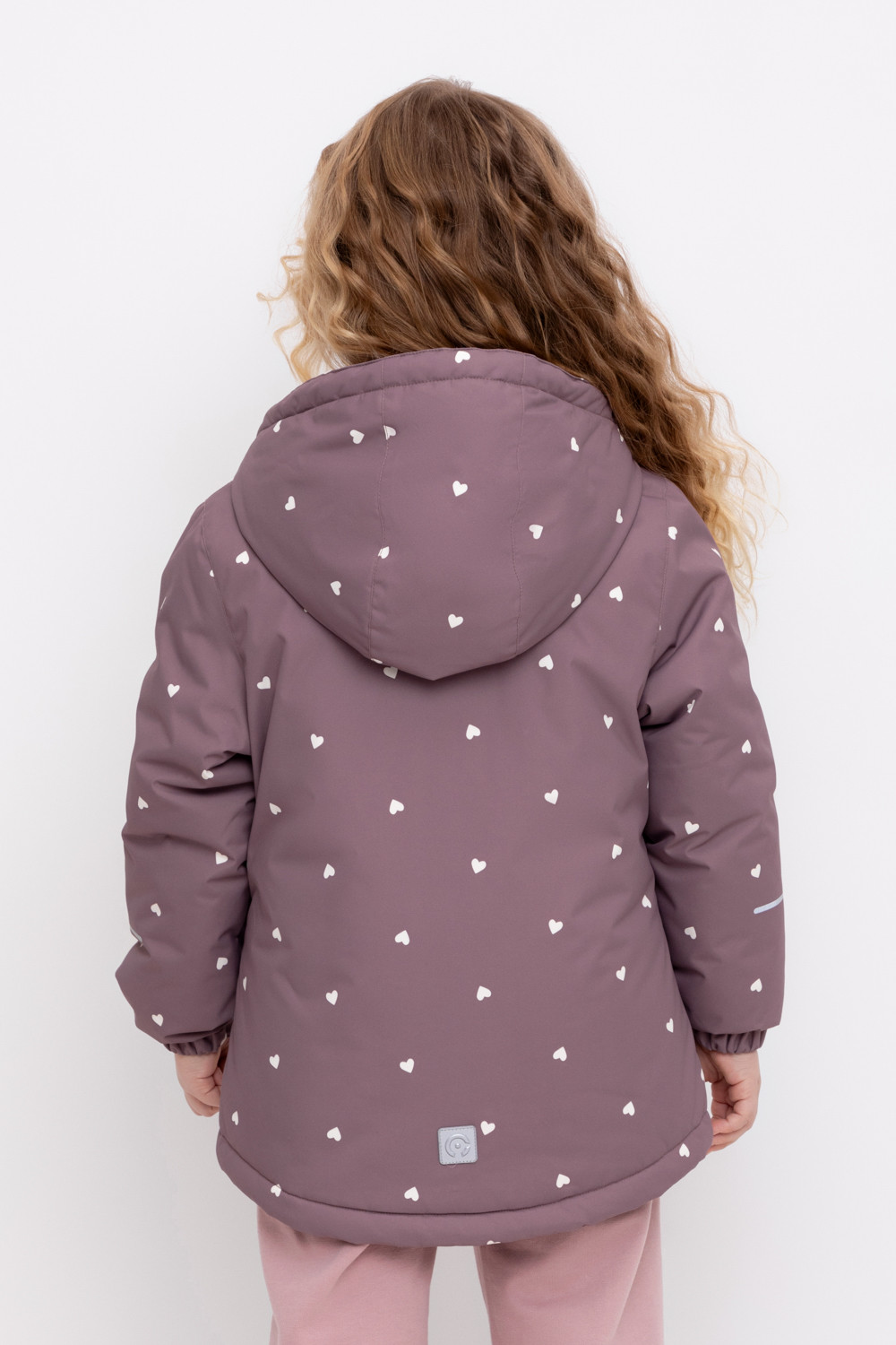 Куртка для девочки, артикул: ВК 38111/н/3 ГР, цвет: фиолетовый, фото 4