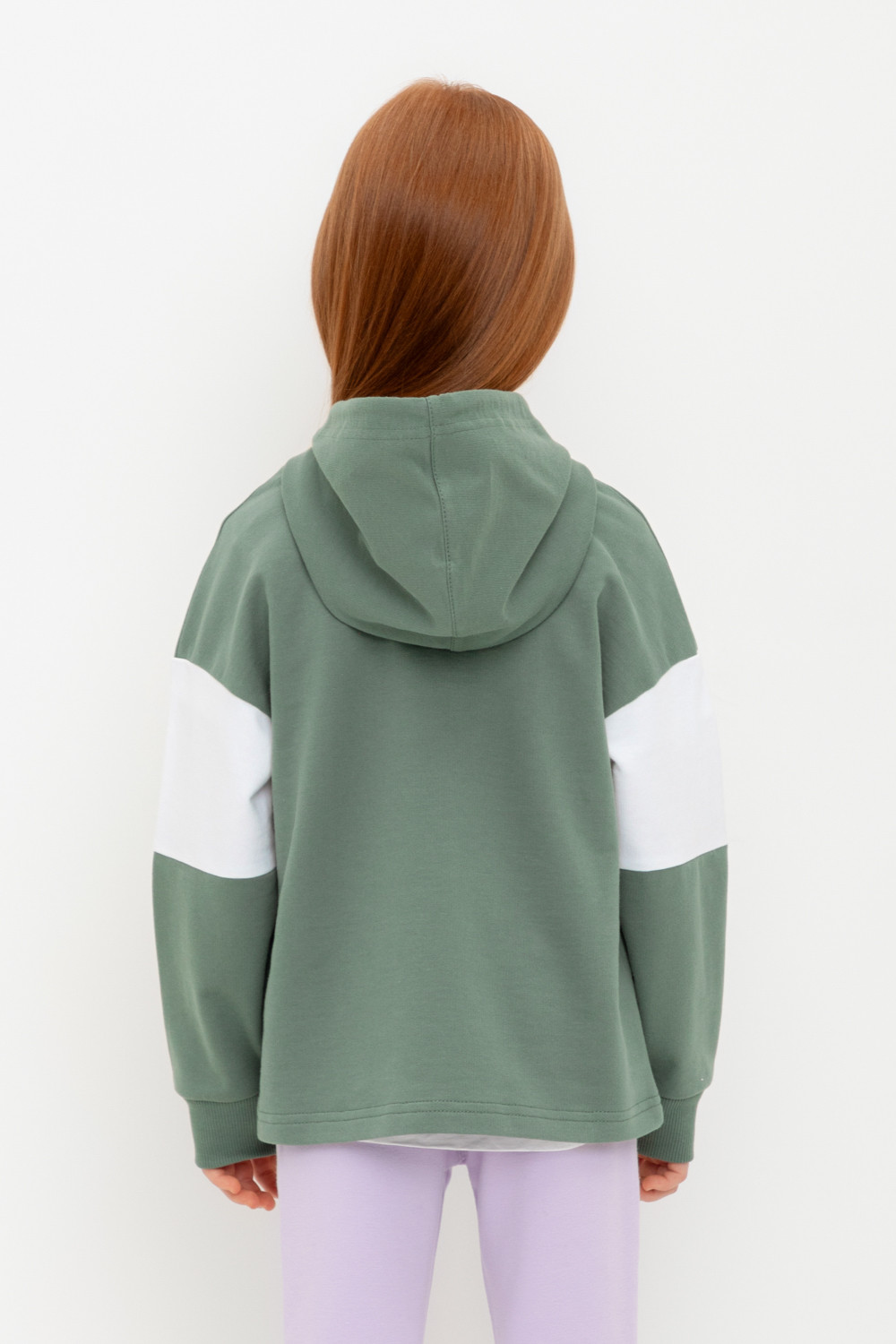 Джемпер для девочки, артикул: К 301691, цвет: зеленый, фото 4