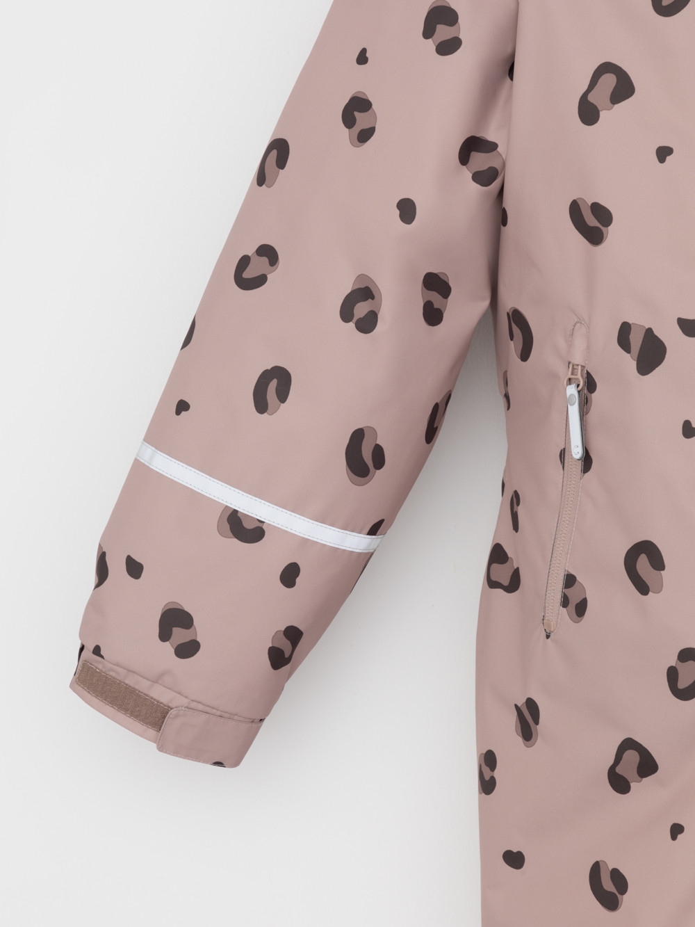 Комбинезоны утепленные для девочки, артикул: ВК 60098/н/12 ГР, цвет: кофейный, фото 4