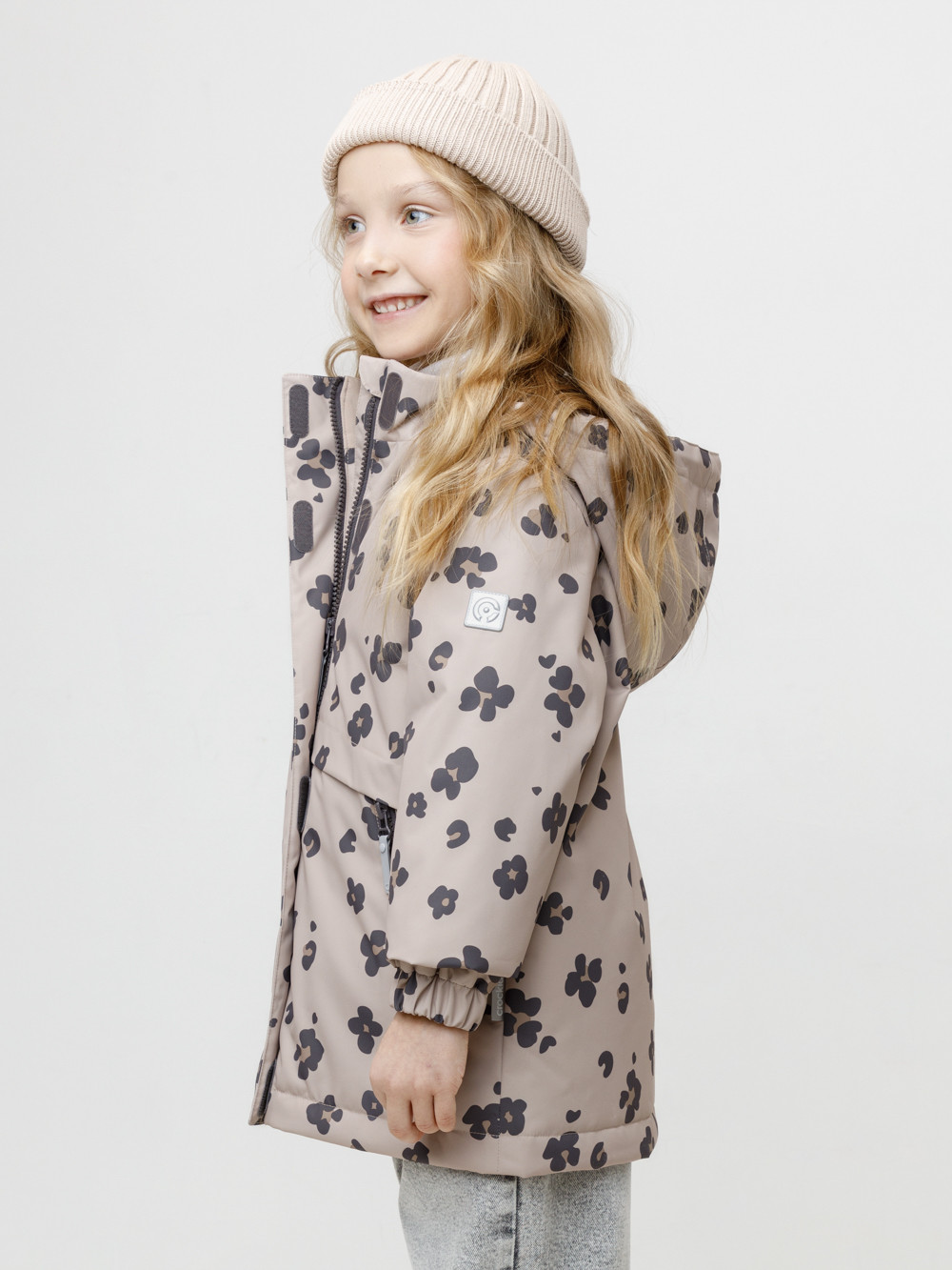 Куртка для девочки, артикул: ВК 32190/н/1 УЗГ, цвет: бежевый, фото 4