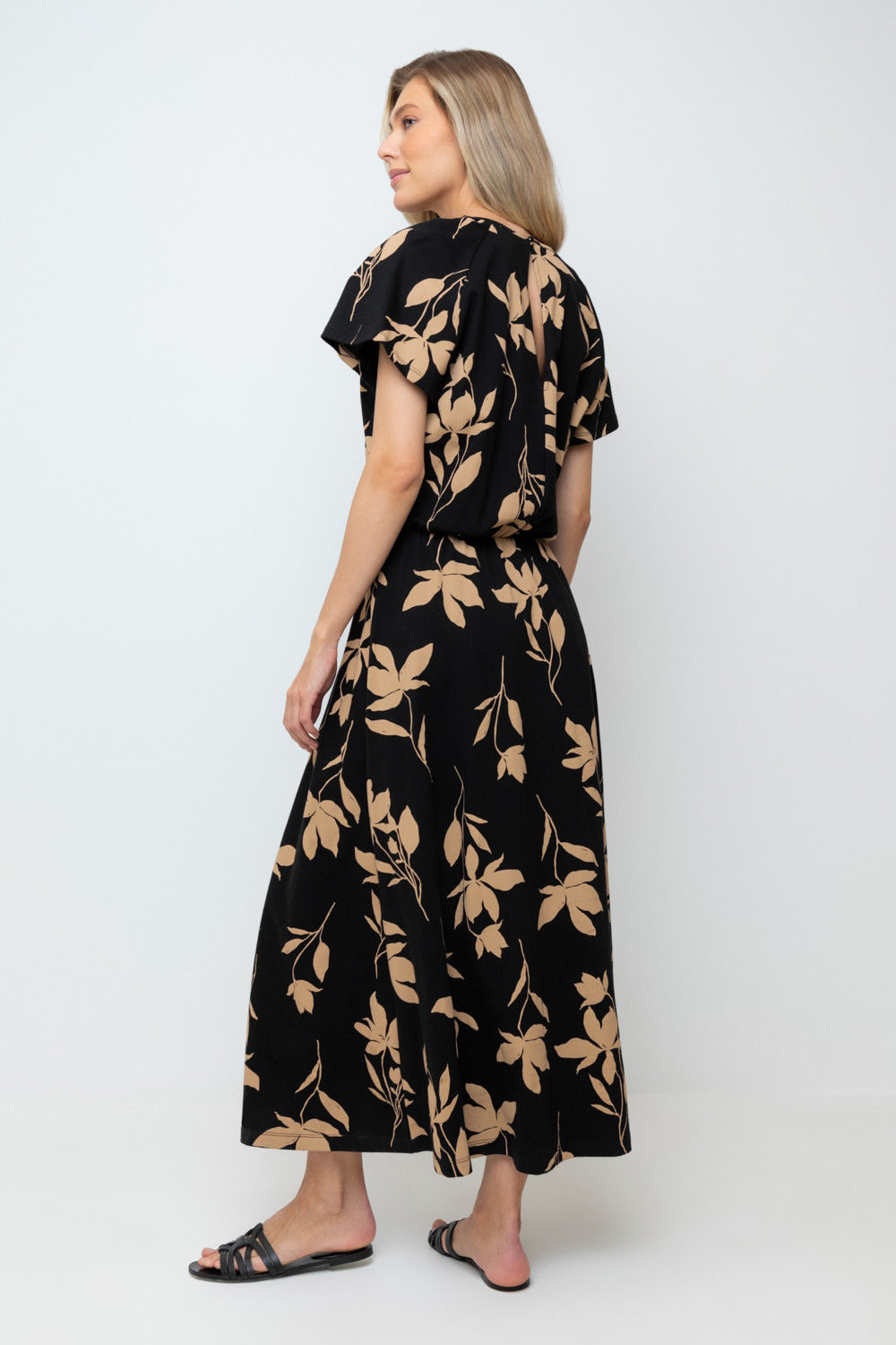 Платья женские для мам, артикул: ЕВТ 5046, цвет: черный3, фото 4