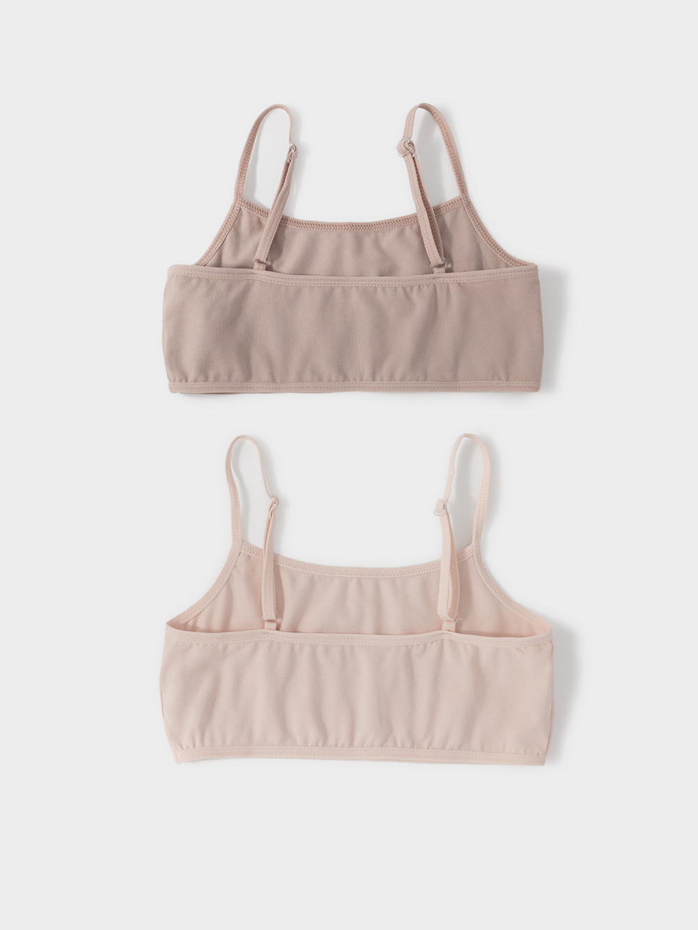 Майки для девочки, артикул: К 1197-2уп, цвет: кофейный, фото 4