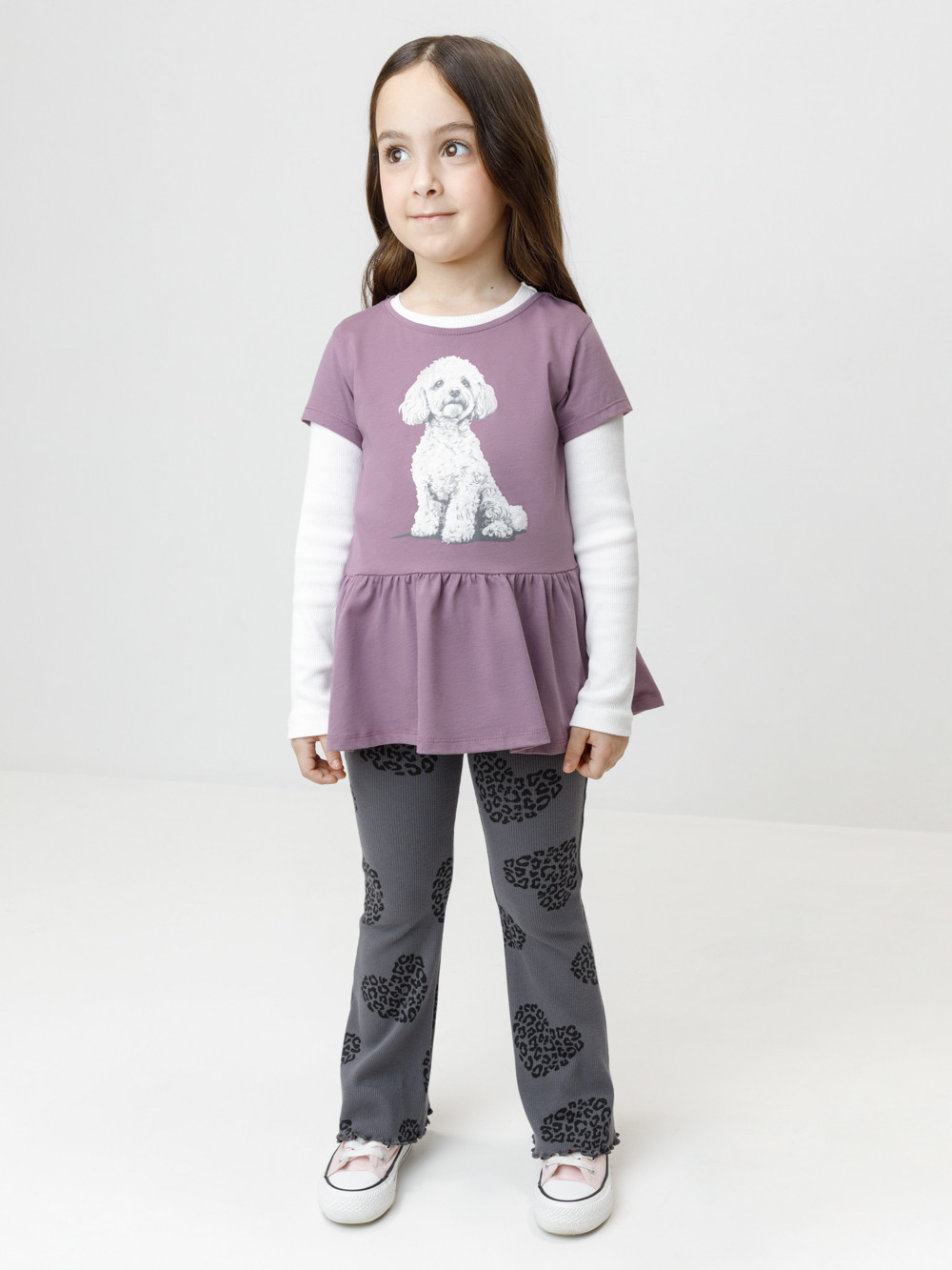 Блузка для девочки, артикул: КР 302881, цвет: фиолетовый, фото 4