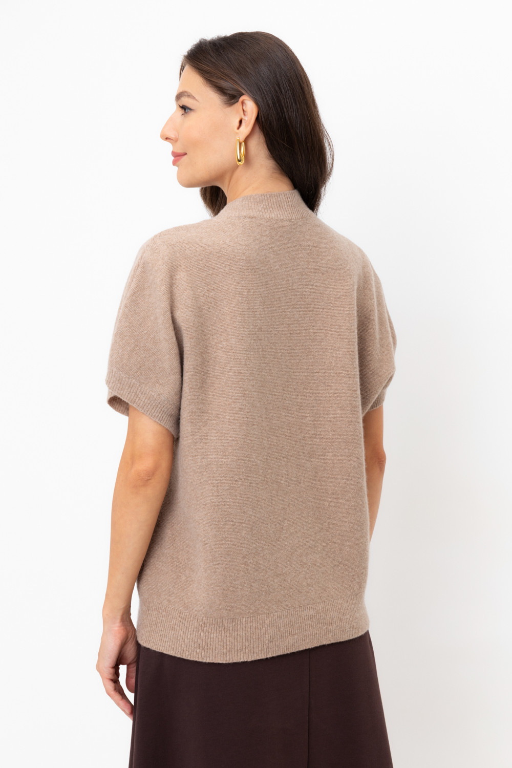 Джемперы женские для мам, артикул: ЕВ 30181/ш, цвет: бежевый, фото 4