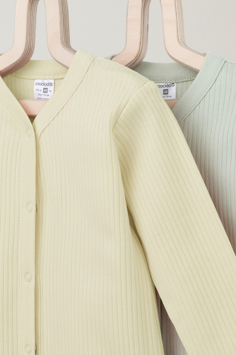 Комбинезон для новорожденных, артикул: К 6523-2уп, цвет: зеленый, фото 4