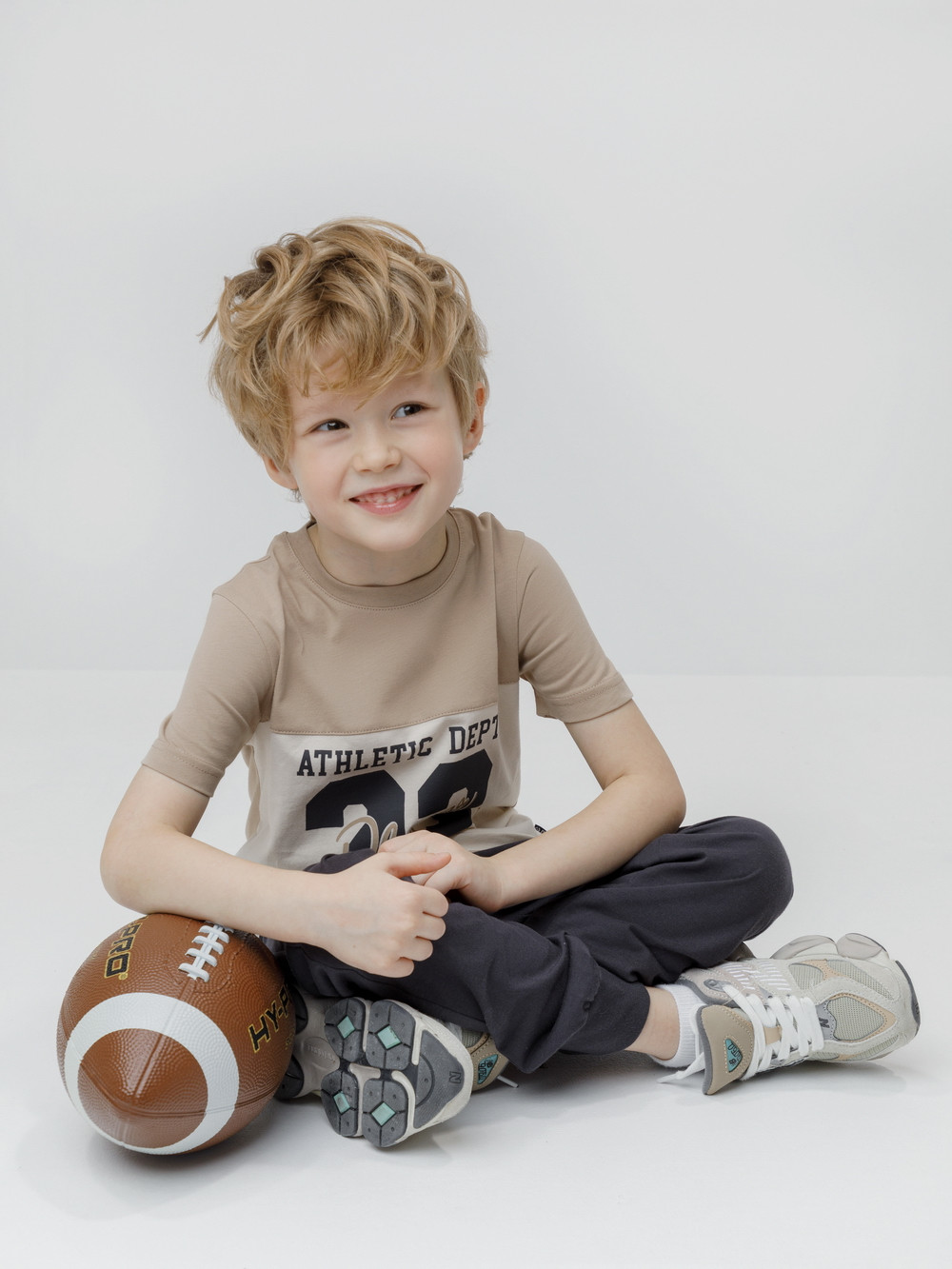 Футболка для мальчика, артикул: КР 302984, цвет: бежевый, фото 4