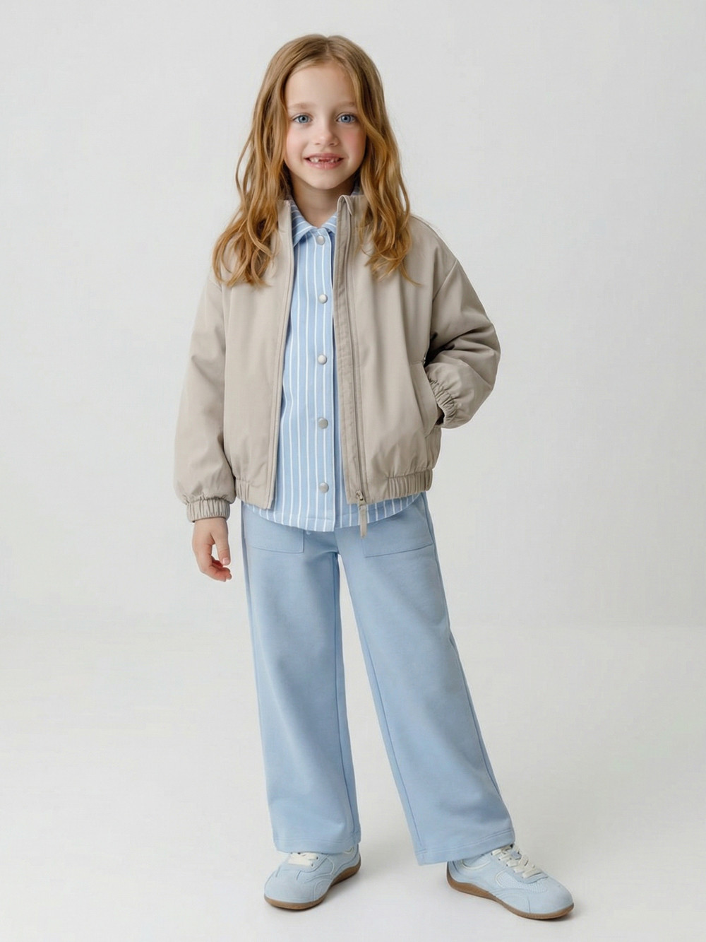 Куртка, артикул: ВК 30156/1 ГР, цвет: бежевый, фото 4