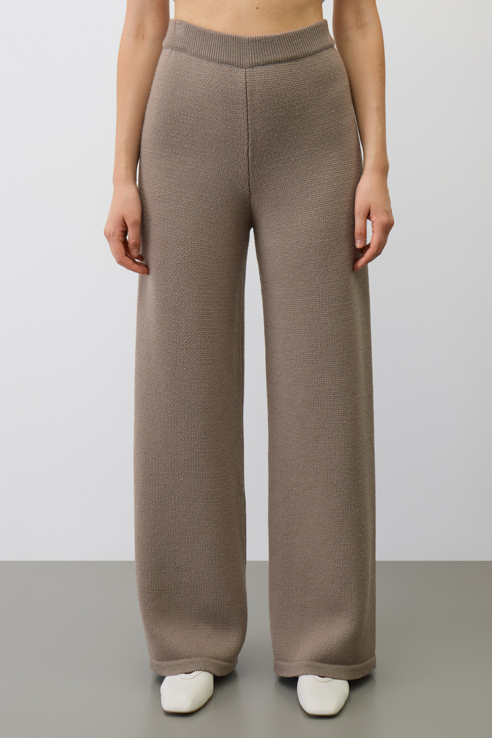 Брюки женские для мам, артикул: ЕВ 452/ш, цвет: коричневый, фото 4