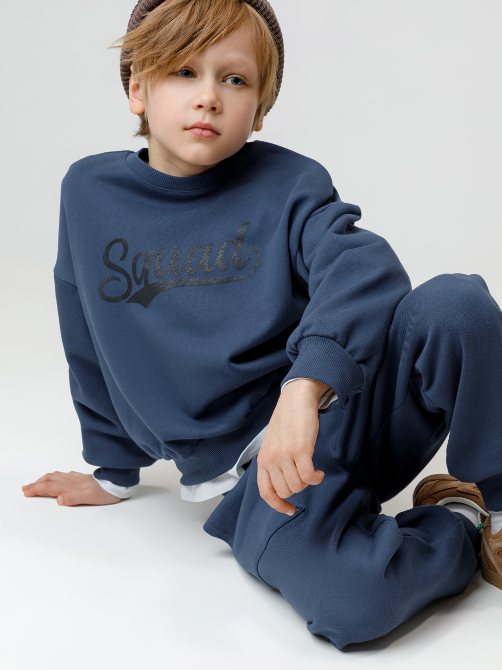 Свитшоты для мальчика, артикул: КР 302796, цвет: синий, фото 4