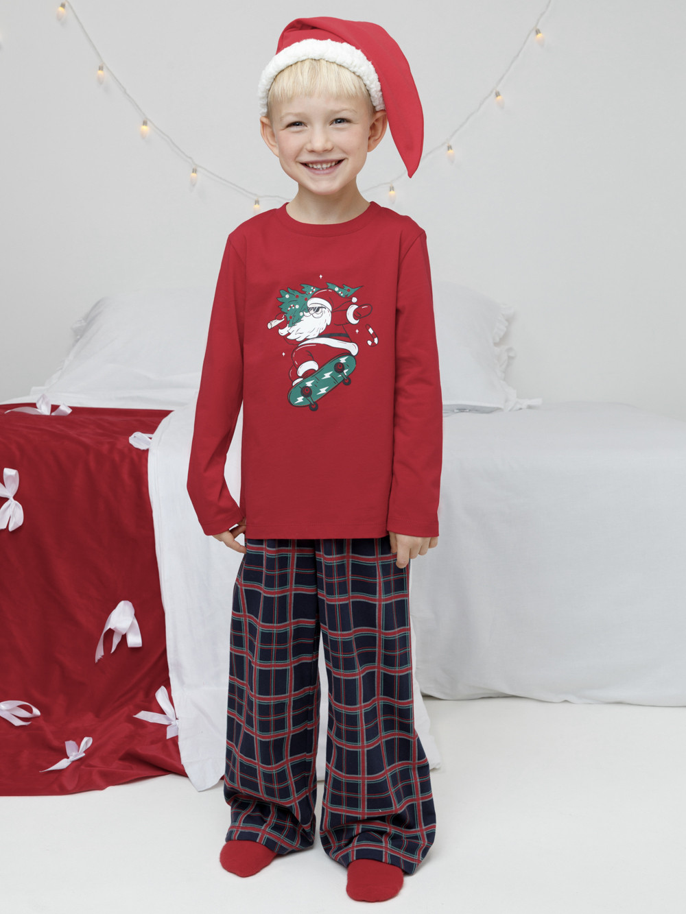 Пижама для мальчика, артикул: К 1600, цвет: красный, фото 4
