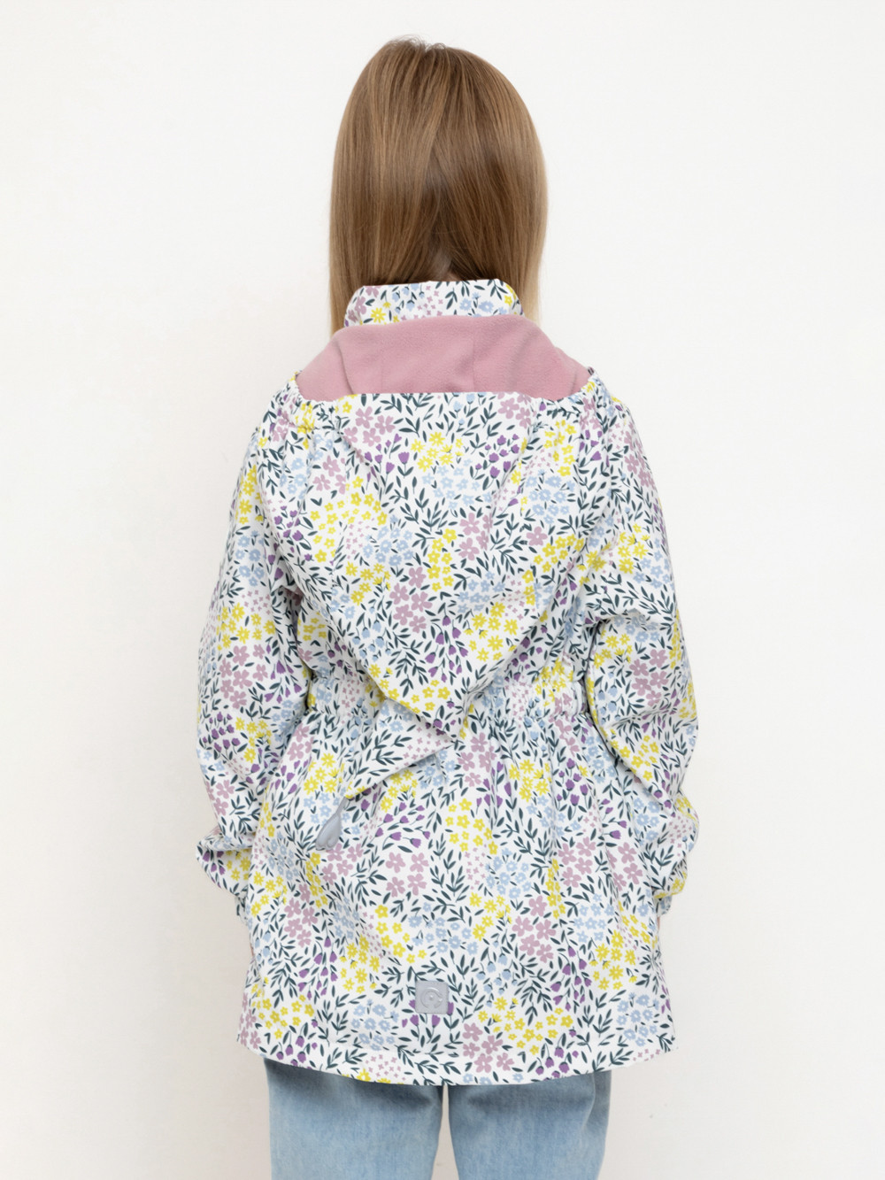 Куртка для девочки, артикул: ВК 32118/н/4 УЗГ, цвет: белый, фото 4