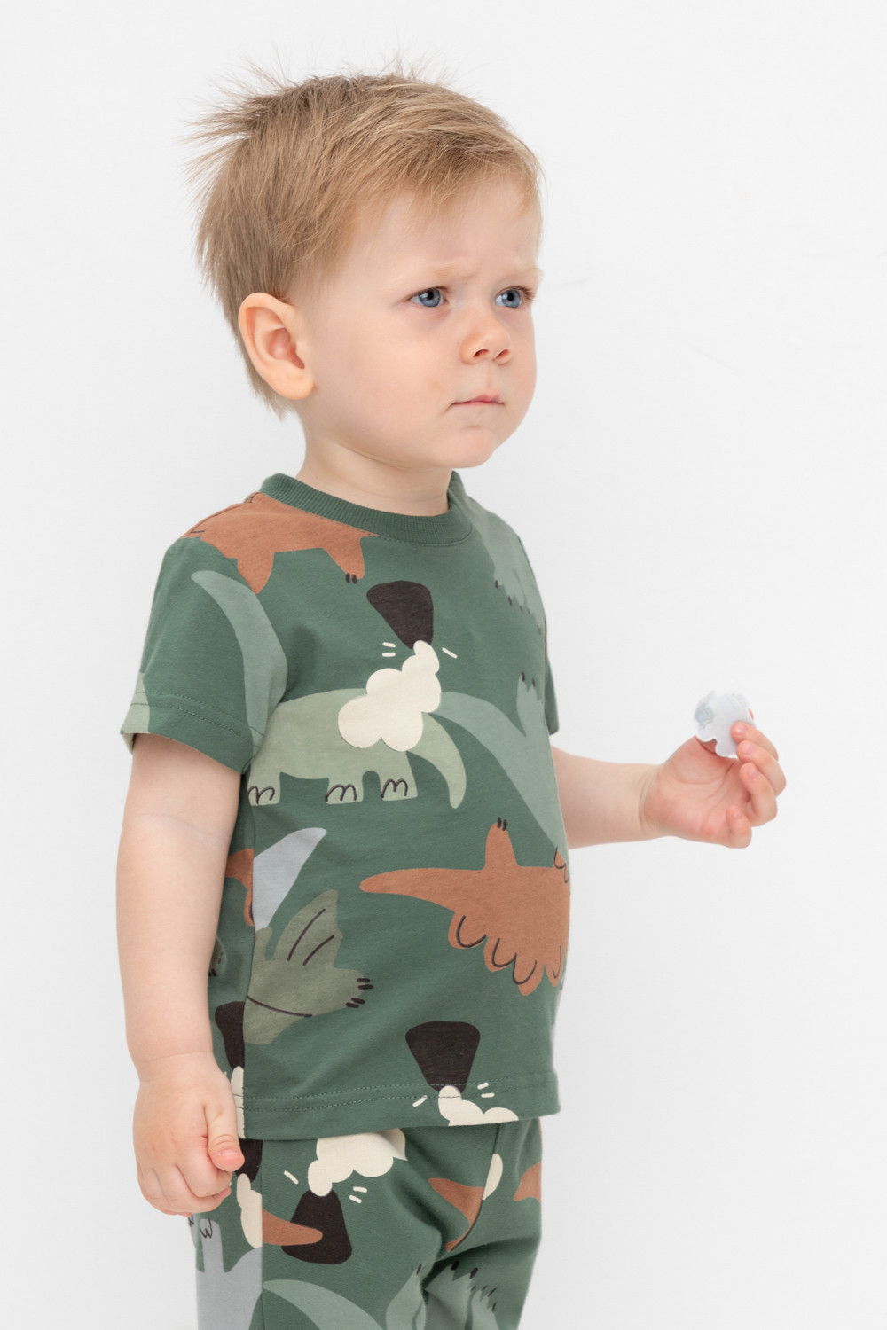 Футболка для мальчика, артикул: КР 302537, цвет: зеленый, фото 4