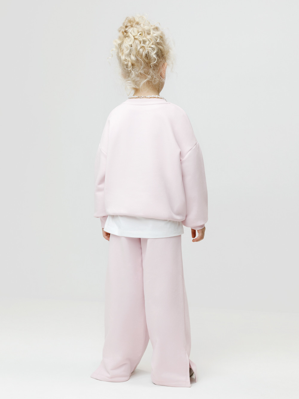 Брюки для девочки, артикул: КР 400935, цвет: светло-розовый, фото 4