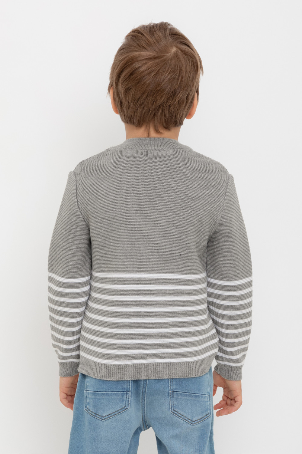 Жакет для мальчика, артикул: КВ 30153, цвет: серый, фото 4