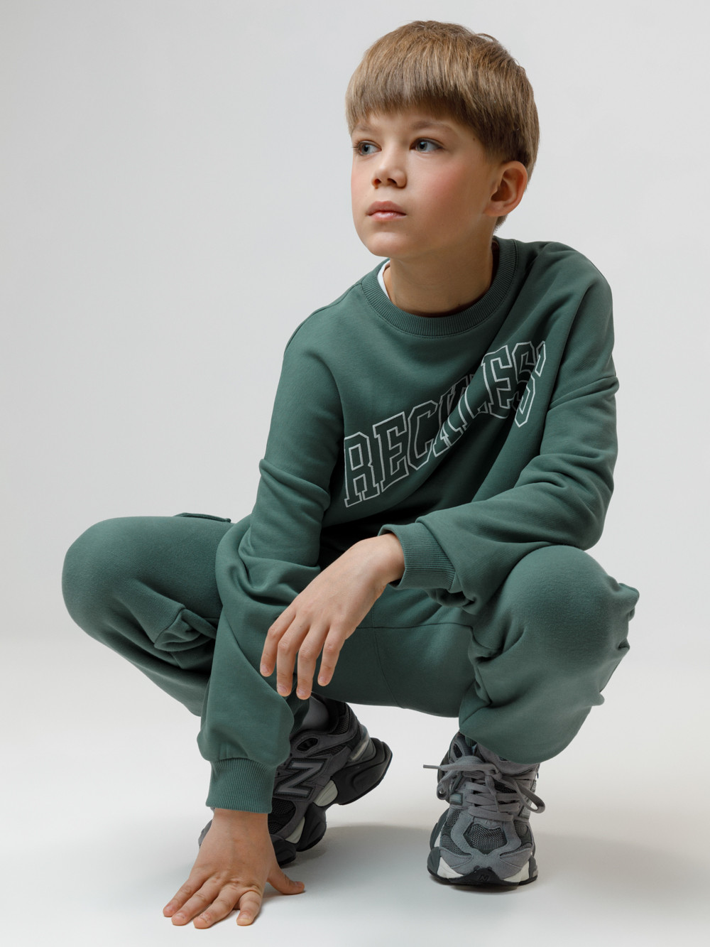 Брюки для мальчика, артикул: КР 400861, цвет: зеленый, фото 4