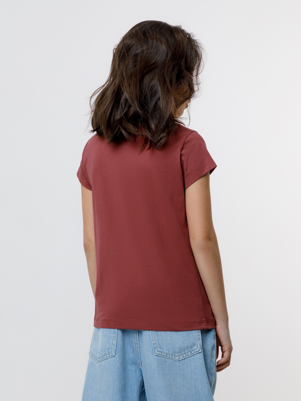 Футболка для девочки, артикул: КП 302763, цвет: коричневый, фото 4