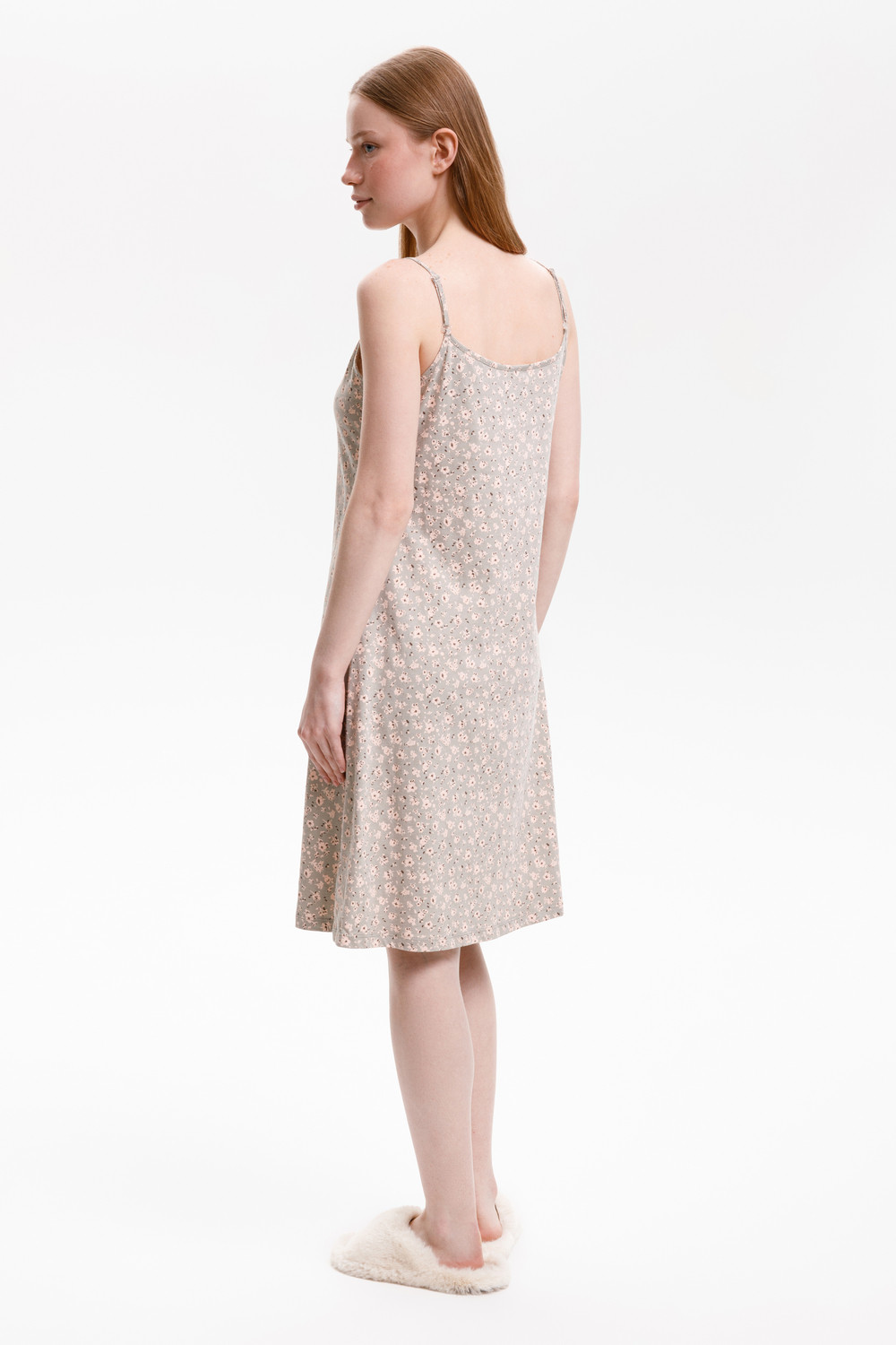 Сорочки ночные женские для мам, артикул: Е 10057, цвет: хаки, фото 4