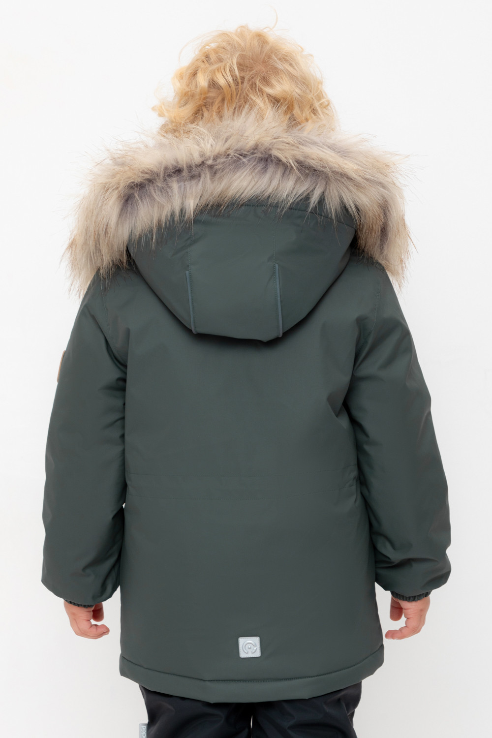 Пальто, плащи для мальчика, артикул: ВК 36096/8 УЗГ (104-122), цвет: зеленый, фото 4