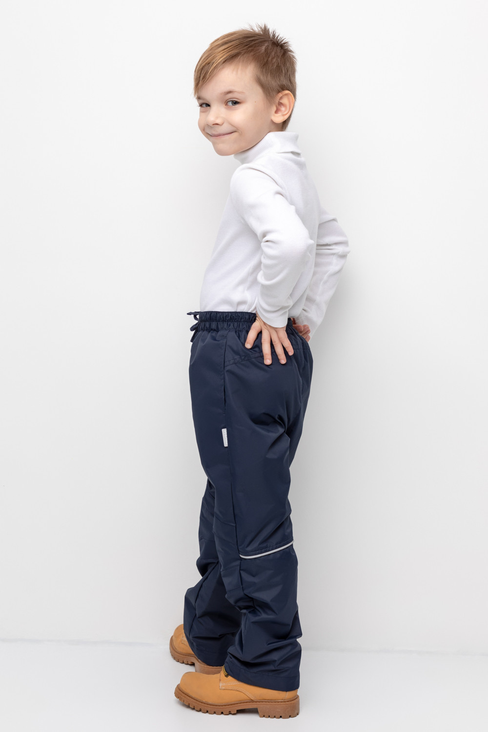 Брюки утепленные для мальчика, артикул: ВК 46015/23/4 УЗГ, цвет: синий, фото 4