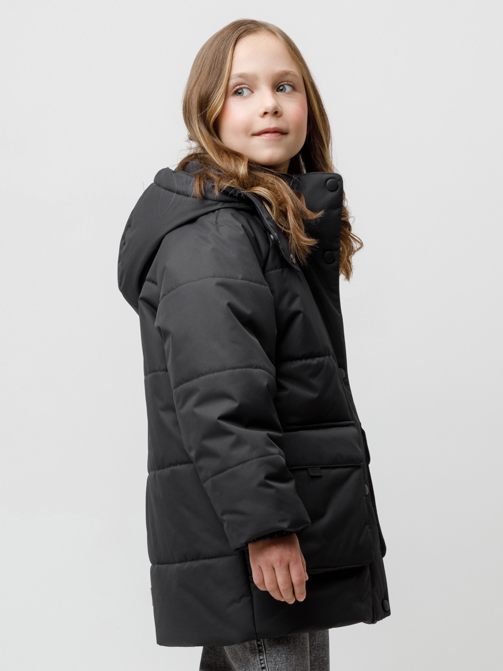 Куртка для девочки, артикул: ВК 38130/1 УЗГ, цвет: черный, фото 4
