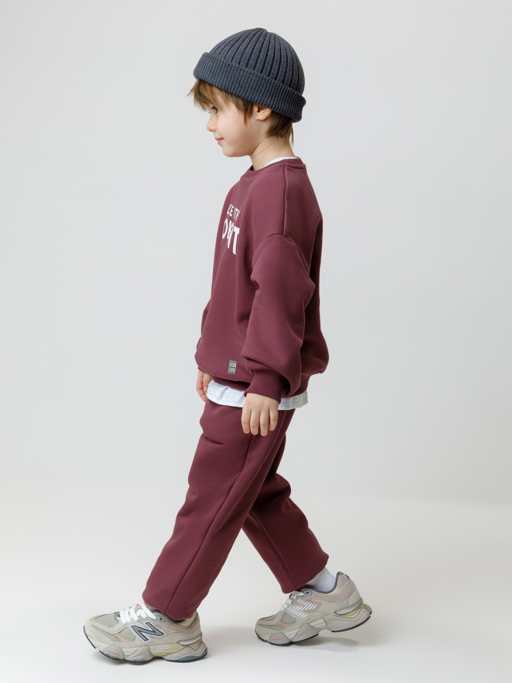 Свитшоты для мальчика, артикул: КР 302802, цвет: коричневый, фото 4