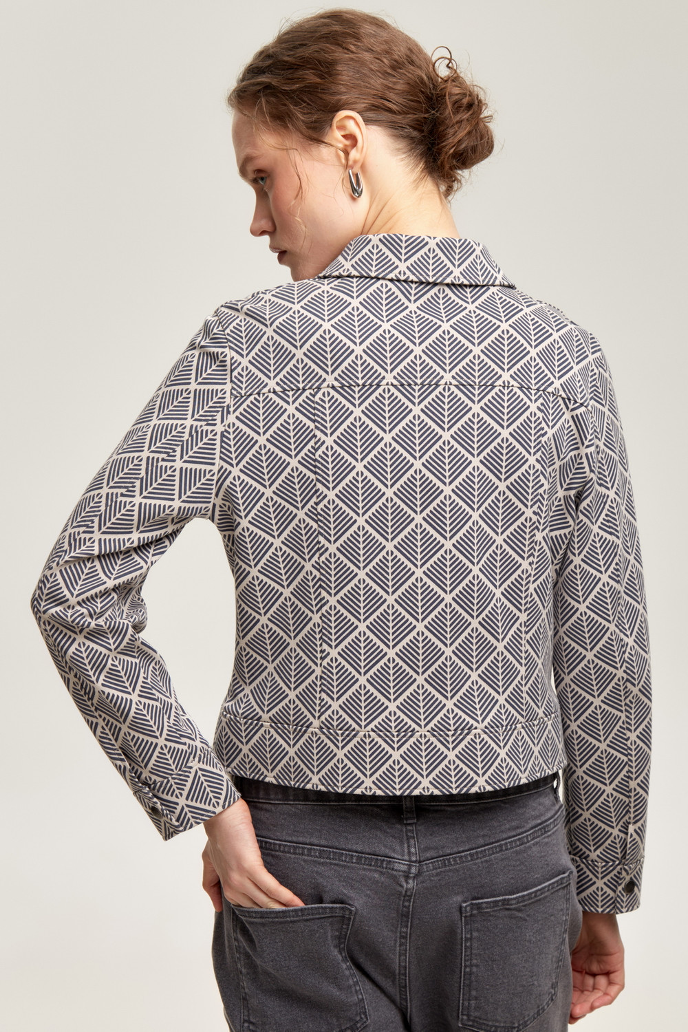 Жакеты, куртки женские для мам, артикул: ЕВТ 3277, цвет: бежевый, фото 4