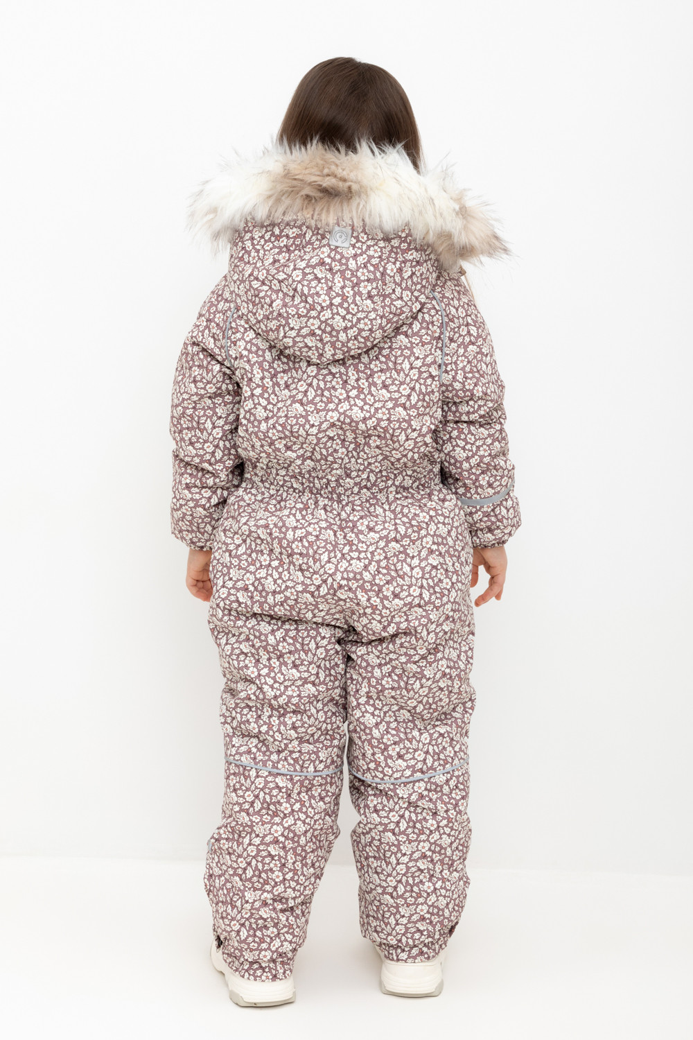 Комбинезоны утепленные для девочки, артикул: ВК 60098/н/3 ГР, цвет: розовый, фото 4